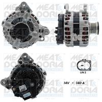 MAGNETI MARELLI MQA6193 - Corriente de carga alternador [A]: 140<br>Modelo red de a bordo: para vehículos con red de a bordo 12V<br>Tensión [V]: 14<br>Poleas: con polea de rueda libre<br>poleas - Ø [mm]: 53<br>Número de nervaduras: 6<br>Pinza: M8 B+<br>ID del modelo de conector: LIN2A<br>Restricción de fabricante: BOSCH<br>Restricción de fabricante: VALEO<br>Diámetro de orificio 1 [mm]: 8<br>peso neto [kg]: 6,9<br>