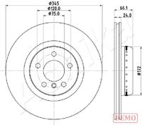 A.B.S. 18678 - Lado de montaje: Eje trasero<br>Frenos: para vehículos con freno de alto rendimiento M<br>Diámetro exterior [mm]: 345<br>Espesor de disco de frenos [mm]: 24<br>Altura [mm]: 66,1<br>Llanta, nº de taladros: 5<br>Tipo de disco de frenos: ventilado<br>corona de agujeros - Ø [mm]: 120<br>Superficie: revestido<br>Tipo de disco de frenos: disco de freno de dos piezas<br>Material: Aluminio<br>Diamétro cubo[mm]: 172<br>Peso [kg]: 8,98<br>