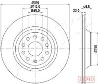 A.B.S. 18194 - Lado de montaje: Eje trasero<br>Número de PR: 2EA<br>Diámetro exterior [mm]: 310<br>Espesor de disco de frenos [mm]: 22<br>Altura [mm]: 48,4<br>Llanta, nº de taladros: 5<br>Tipo de disco de frenos: ventilado<br>corona de agujeros - Ø [mm]: 112<br>Superficie: revestido<br>Diamétro cubo[mm]: 150<br>Peso [kg]: 6,8<br>