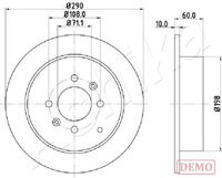 ANDEL AND0404 - Disco de freno - PRIME LINE