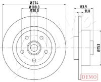 ANDEL AND1192 - Disco de freno - PRIME LINE - With Bearing Kit