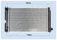 ASHIKA RDA153111 - Radiador, refrigeración del motor