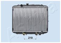 ASHIKA RDA283058 - Radiador, refrigeración del motor