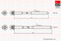 FAI AutoParts B2124 - Juego de tornillos de culata