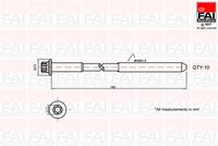 FAI AutoParts B489 - Código de motor: B 4164 T<br>Longitud [mm]: 140<br>Medida de rosca: M10 x 1.5<br>Perfil cabeza tornillo/tuerca: Torx interior<br>Cantidad: 10<br>