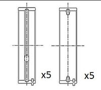 FAI AutoParts BM1036050 - Código de motor: CBFA<br>Espesor [mm]: 2,633<br>Ancho [mm]: 18,5<br>Diámetro exterior [mm]: 59<br>para un diám. de eje de [mm]: 53,68<br>para diám. carcasa de [mm]: 58,99<br>Diám. carcasa [mm]: 59,01<br>sobremedida [mm]: 0,25<br>Se requiere adicionalmente artículo Nº: BT3015<br>para diámetro de abertura hasta [mm]: 53,7<br>