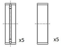 FAI AutoParts BM1041025 - Cojinete de cigüeñal