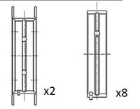 FAI AutoParts BM1053025 - Cojinete de cigüeñal