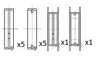 FAI AutoParts BM1059-025 - Cojinete de cigüeñal