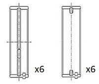 FAI AutoParts BM1060-025 - Cojinete de cigüeñal