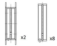 FAI AutoParts BM1065050 - Código de motor: E 16 NZ<br>Espesor [mm]: 2,125<br>Ancho [mm]: 19,3<br>Diámetro exterior [mm]: 59<br>para un diám. de eje de [mm]: 54,69<br>para diám. carcasa de [mm]: 58,99<br>Diám. carcasa [mm]: 59,01<br>sobremedida [mm]: 0,25<br>Se requiere adicionalmente artículo Nº: BB2079<br>para diámetro de abertura hasta [mm]: 54,71<br>