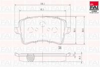 DELPHI LX0541 - Kit de accesorios, pastillas de frenos