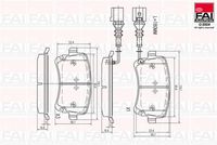 DELPHI LP2199 - Lado de montaje: Eje delantero<br>para diámetro disco de freno [mm]: 308<br>Número de PR: 2E3<br>Código FMSI: D1174-8287<br>Homologación: E4 90R-01465/1668<br>Número de WVA: 23746 23747 23749<br>Sistema de frenos: Continental<br>Artículo complementario / información complementaria 2: Chapa antichirridos<br>Artículo complementario/Información complementaria: sin accesorios<br>Material del forro de fricción: Low-Metallic<br>Contacto avisador de desgaste: con contacto avisador de desgaste<br>Ancho 1 [mm]: 156,2<br>Ancho 2 [mm]: 156,2<br>Altura 1 [mm]: 75<br>Altura 2 [mm]: 73,2<br>Espesor/grosor 1 [mm]: 20<br>Espesor/grosor 2 [mm]: 20<br>