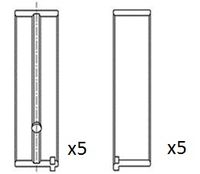 FAI AutoParts BM1000025 - Cojinete de cigüeñal