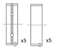 FAI AutoParts BM1001050 - Código de motor: TD23<br>Espesor [mm]: 2,139<br>Ancho [mm]: 26<br>Diámetro exterior [mm]: 75<br>para un diám. de eje de [mm]: 70,65<br>para diám. carcasa de [mm]: 74,98<br>Diám. carcasa [mm]: 75<br>sobremedida [mm]: 0,25<br>Se requiere adicionalmente artículo Nº: BT3028<br>para diámetro de abertura hasta [mm]: 70,67<br>