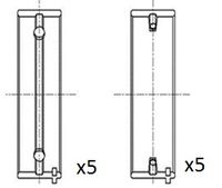 FAI AutoParts BM1003025 - Cojinete de cigüeñal