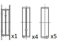 FAI AutoParts BM1009020 - Código de motor: F1AE0481C<br>Espesor [mm]: 2,299<br>Ancho [mm]: 27<br>Diámetro exterior [mm]: 80,6<br>sobremedida [mm]: 0,25<br>