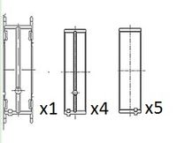 FAI AutoParts BM1010STD - Código de motor: F1CE3481E (F30DT)<br>Ancho [mm]: 28,5<br>Diámetro exterior [mm]: 80,6<br>Diámetro exterior 1 [mm]: 87,61<br>sobremedida [mm]: 0,5<br>