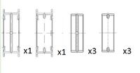 FAI AutoParts BM1013-050 - Cojinete de cigüeñal