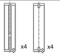 FAI AutoParts BM1014-025 - Cojinete de cigüeñal