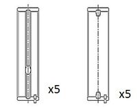 FAI AutoParts BM1031050 - Código de motor: AFN<br>para OE N°: 056 105 591 A<br>Espesor [mm]: 2,627<br>Ancho [mm]: 18,5<br>Diámetro exterior [mm]: 59<br>para un diám. de eje de [mm]: 53,69<br>para diám. carcasa de [mm]: 58,99<br>Diám. carcasa [mm]: 59,01<br>sobremedida [mm]: 0,25<br>Se requiere adicionalmente artículo Nº: BT3015<br>para diámetro de abertura hasta [mm]: 53,71<br>