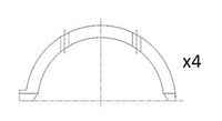 FAI AutoParts BT3005STD - Disco distanciador, cigüeñal