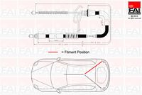 FAI AutoParts FBC0045 - Cable de accionamiento, freno de estacionamiento