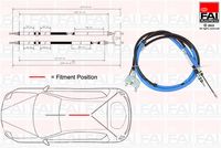 FAI AutoParts FBC0048 - Cable de accionamiento, freno de estacionamiento