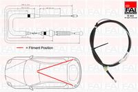 FAI AutoParts FBC0154 - Cable de accionamiento, freno de estacionamiento