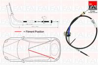 FAI AutoParts FBC0007 - Cable de accionamiento, freno de estacionamiento