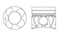 FAI AutoParts PK24-000 - Pistón