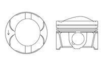 FAI AutoParts PK26-000 - Pistón