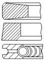 FAI AutoParts PR10000 - Juego de aros de pistón