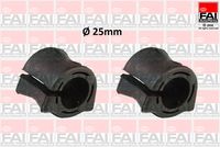 FAI AutoParts SS7949K - Lado de montaje: eje delantero, ambos lados<br>Diámetro de estabilizador [mm]: 25<br>Peso [kg]: 0,07<br>Diámetro interior [mm]: 25<br>Tipo de cojinetes: Soporte de caucho<br>peso [g]: 70<br>