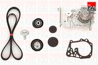 FAI AutoParts TBK1716286 - Bomba de agua + kit correa distribución