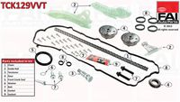 FAI AutoParts TCK129VVT - Juego de cadena de distribución