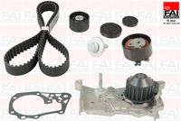 FAI AutoParts TBK4606609 - Bomba de agua + kit correa distribución