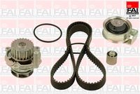 FAI AutoParts TBK476-6127 - Bomba de agua + kit correa distribución