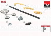 FAI AutoParts TCK3 - Juego de cadena de distribución