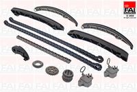 FAI AutoParts TCK327NG - Número cadenas: 3<br>Número de eslabones: 140<br>Modelo cadena: cadena cerrada<br>Número de eslabones: 72<br>Artículo complementario/Información complementaria: con ruedas dentadas<br>