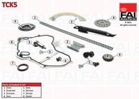 FAI AutoParts TCK5 - Juego de cadena de distribución