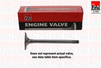 FAI AutoParts EV95267 - Código de motor: CYVB<br>Longitud [mm]: 110,1<br>Material: bimetal<br>Artículo complementario / información complementaria 2: vástago de válvula cromado<br>Artículo complementario / información complementaria 2: asiento de válvula revestido de estelita<br>Artículo complementario / información complementaria 2: extremo vástago válvula templado<br>Diámetro plato válvula [mm]: 23,5<br>Diámetro vastago válvula [mm]: 5<br>Ángulo asiento válvula [grados]: 30<br>material plato de válvula: Acero niobio, Ni-Mn-Cr<br>material vástago válvula: Acero al cromo-silicio<br>Número de canales: 3<br>