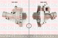 FAI AutoParts WP6477 - Código de motor: RFK (EW10J4S)<br>año construcción hasta: 05/2008<br>para OE N°: 1201.E7<br>Número de dientes: 20<br>Número de orificios: 6<br>Tipo de cárter/carcasa: sin carcasa (cárter)<br>Diámetro turbina [mm]: 61<br>Material rotor de la bomba: Aluminio<br>