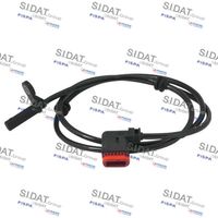 SIDAT 84671 - Lado de montaje: Eje delantero, izquierda<br>Lado de montaje: Eje delantero, derecha<br>Forma del enchufe: oval<br>Profundidad de montaje [mm]: 24,8<br>Número de enchufes de contacto: 2<br>Tipo de sensor: Sensor activo<br>para artículo nr.: 84.1137A2<br>Longitud [mm]: 733<br>Calidad: OE EQUIVALENT<br>