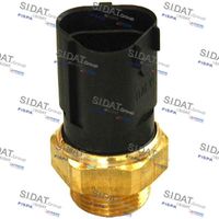 SIDAT 82400 - para OE N°: 1J0 959 481A<br>Medida de rosca: M22x1,5 mm<br>Punto de conmutación [°C]: 97,87<br>Punto de conmutación [°C]: 102,97<br>Ancho de llave: 29 mm<br>Número de enchufes de contacto: 3<br>Forma del enchufe: triangular<br>Especificación: 2x normally open<br>Color de conector: negro<br>para número de OPR: 8026<br>