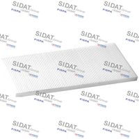 SIDAT 050 - año construcción desde: 01/1993<br>Equipamiento de vehículo: para vehículos con climatizador<br>Tipo de filtro: Filtro antipolen<br>Altura [mm]: 19<br>Longitud [mm]: 384<br>Ancho [mm]: 172<br>