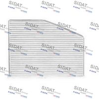 SIDAT MBX113 - Tipo de filtro: Filtro de carbón activado<br>Tipo de filtro: con efecto bactericida<br>Tipo de filtro: Filtro partículas finas (PM 2.5)<br>Tipo de filtro: con efecto fungicida<br>Tipo de filtro: con efecto antialérgico<br>Vehículo con dirección a la izquierda / derecha: para vehic. dirección izquierda<br>Altura [mm]: 35<br>Ancho [mm]: 210<br>Longitud [mm]: 270<br>Calidad: GENUINE<br>