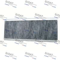 SIDAT 509 - Tipo de filtro: Filtro antipolen<br>Tipo de filtro: Filtro de partículas<br>Equipamiento de vehículo: para vehículos sin aire acondicionado<br>Altura [mm]: 18<br>Ancho [mm]: 187<br>Longitud [mm]: 332<br>Calidad: GENUINE<br>