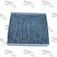 SIDAT 645 - Tipo de filtro: Filtro de carbón activado<br>Altura [mm]: 33<br>Ancho [mm]: 207<br>Longitud [mm]: 239<br>Calidad: GENUINE<br>