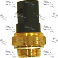 SIDAT 82734 - Color de conector: negro<br>punto de conmutación hasta [°C]: 97<br>Punto de conmutación [°C]: 102<br>Forma del enchufe: redondo<br>Modelo de conector: Conector plano<br>Número de enchufes de contacto: 2<br>Ancho de llave: 29 mm<br>Medida de rosca: M22x1,5 mm<br>para OE N°: 1341002<br>para OE N°: 6120663<br>para OE N°: PRC3366<br>Calidad: OE EQUIVALENT<br>